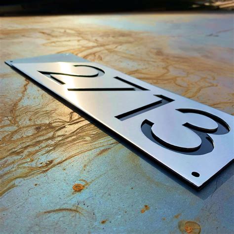 metal address signs for house|metal home address signs.